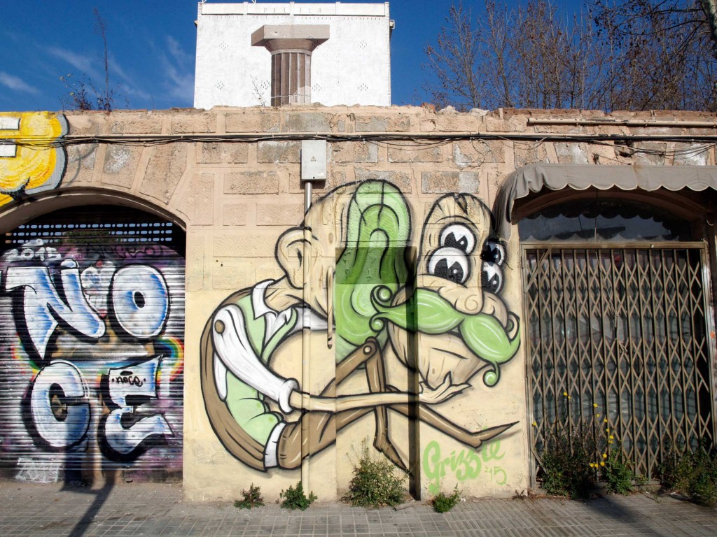 Grizzle, Arte urbano Barcelona, Digerible