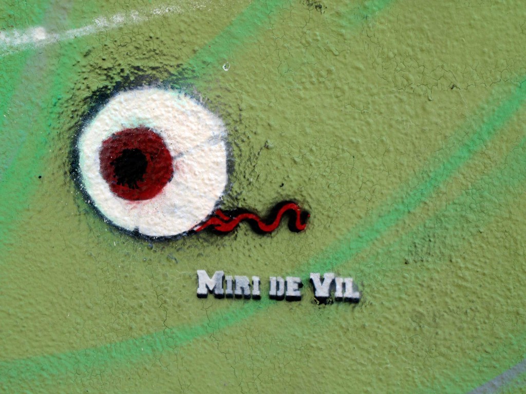 Miri de Vil, arte urbano Barcelona, Digerible