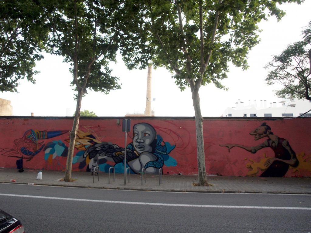 Arte urbano en Barcelona, Selva de mar, digerible