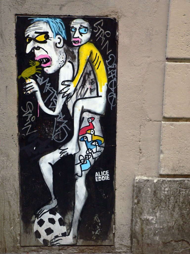 Arte urbano, ART is TRASH, Barcelona, digerible