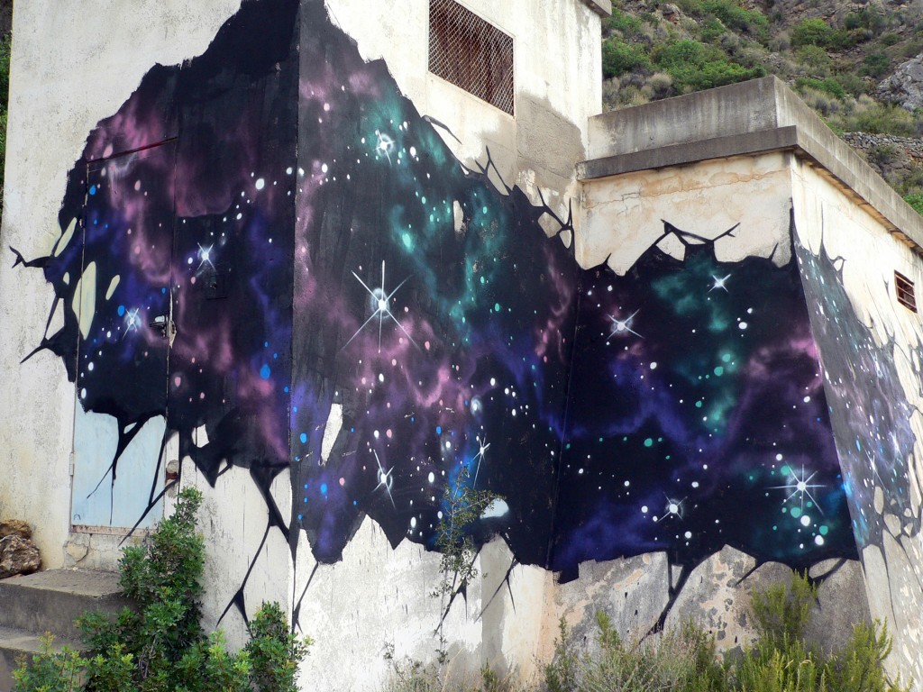 Deih, arte urbano Fanzara, Valencia, Digerible
