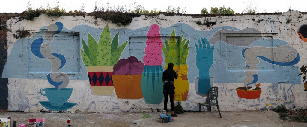 Bera White, arte urbano en Barcelona