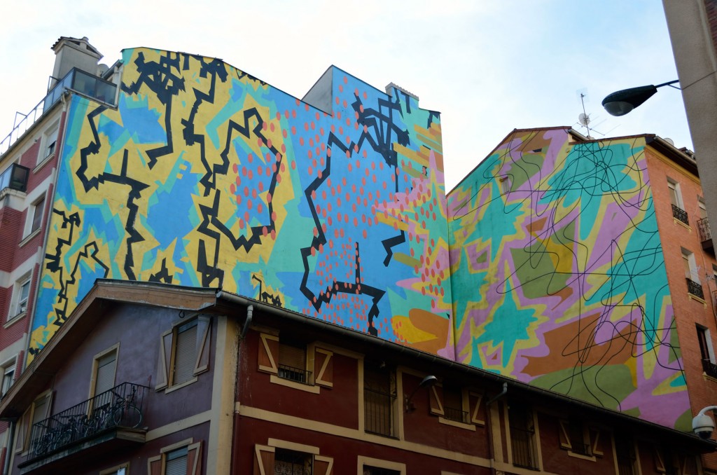 Fermín Moreno arte urbano en Bilbao, España
