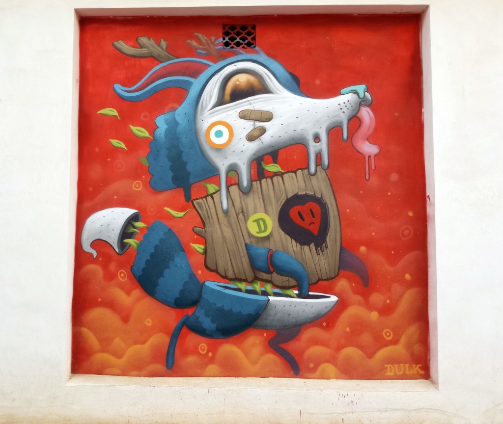 Dulk arte urbano en Murcia