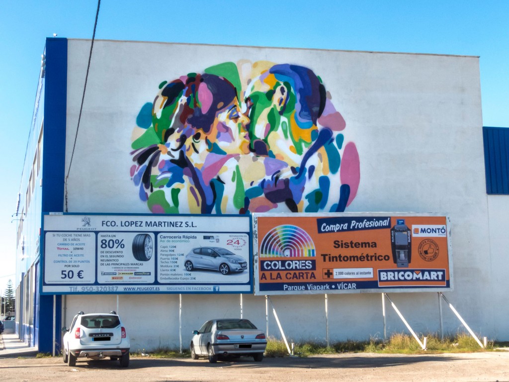 Sendra arte urbano en Almería España
