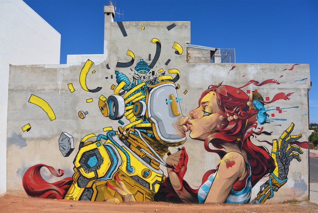 Xèlön Xlf. & Isaac Mahow, arte urbano Valencia