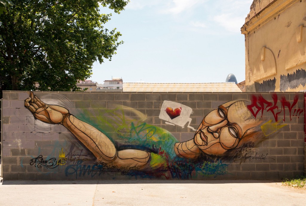 Rim Chiaradia arte urbano en Barcelona