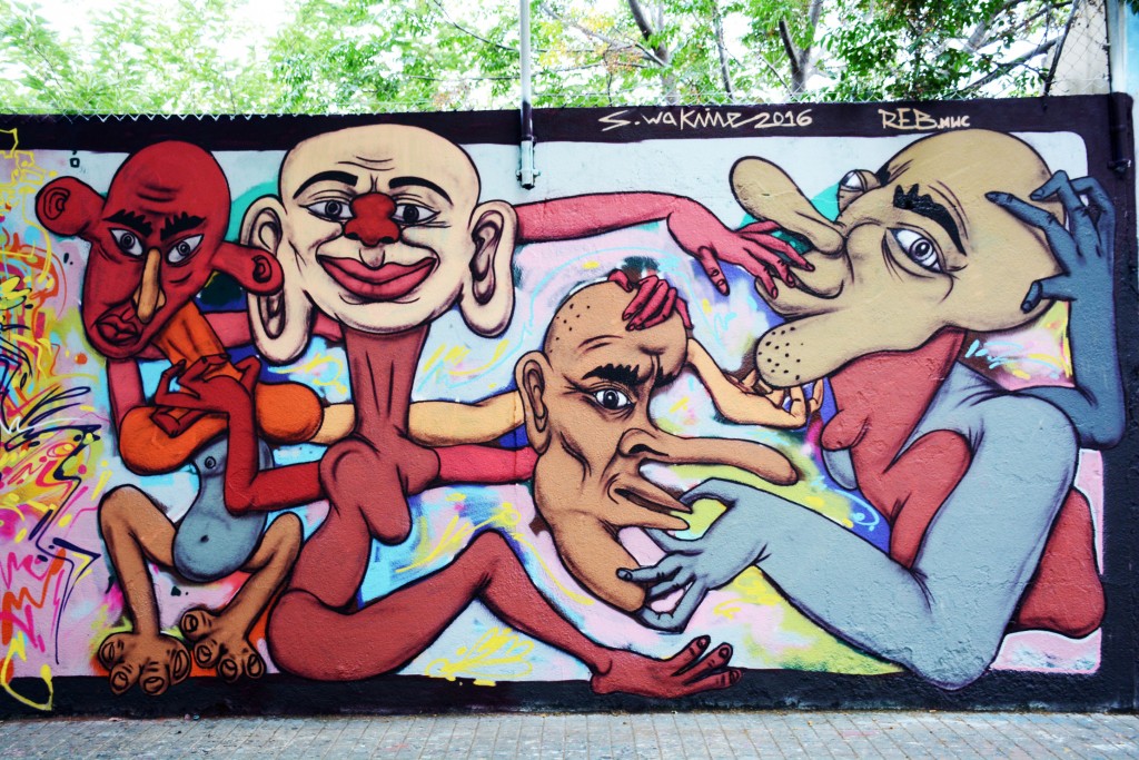 Vassilis Rebelos y Sebastien Waknine arte urbano en Barcelona