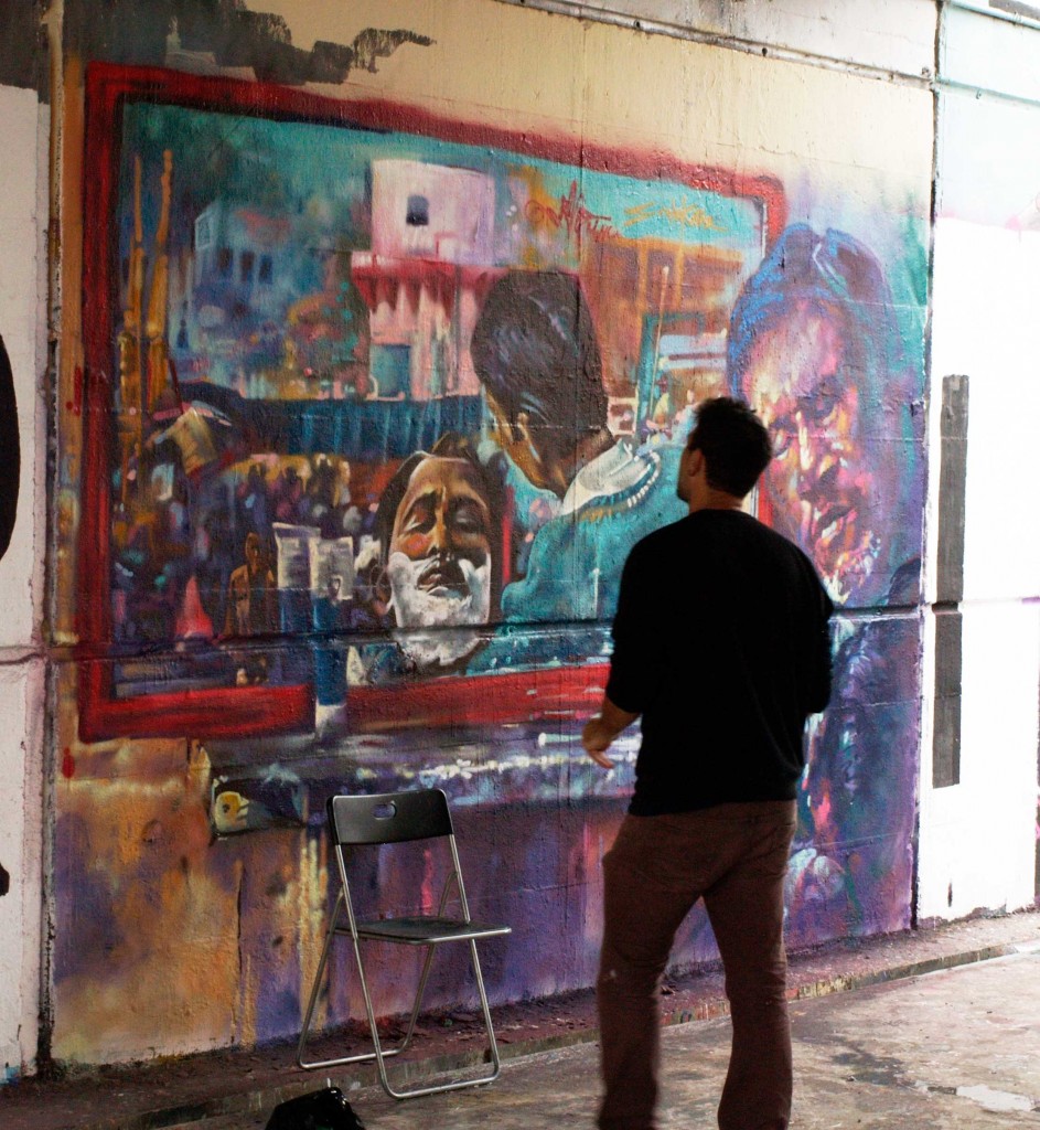 Sebastien Waknine arte urbano en Igualada