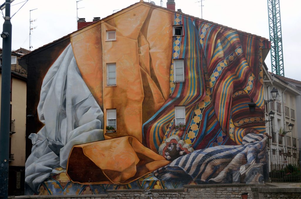 Arte urbano de Verónica y Christina Werckmeister en Vitoria