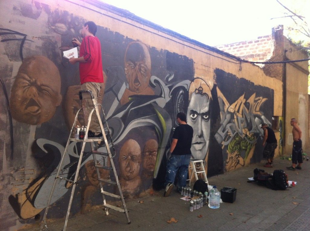 Graffiti jam in H.R. Giger ✙ Memoriam