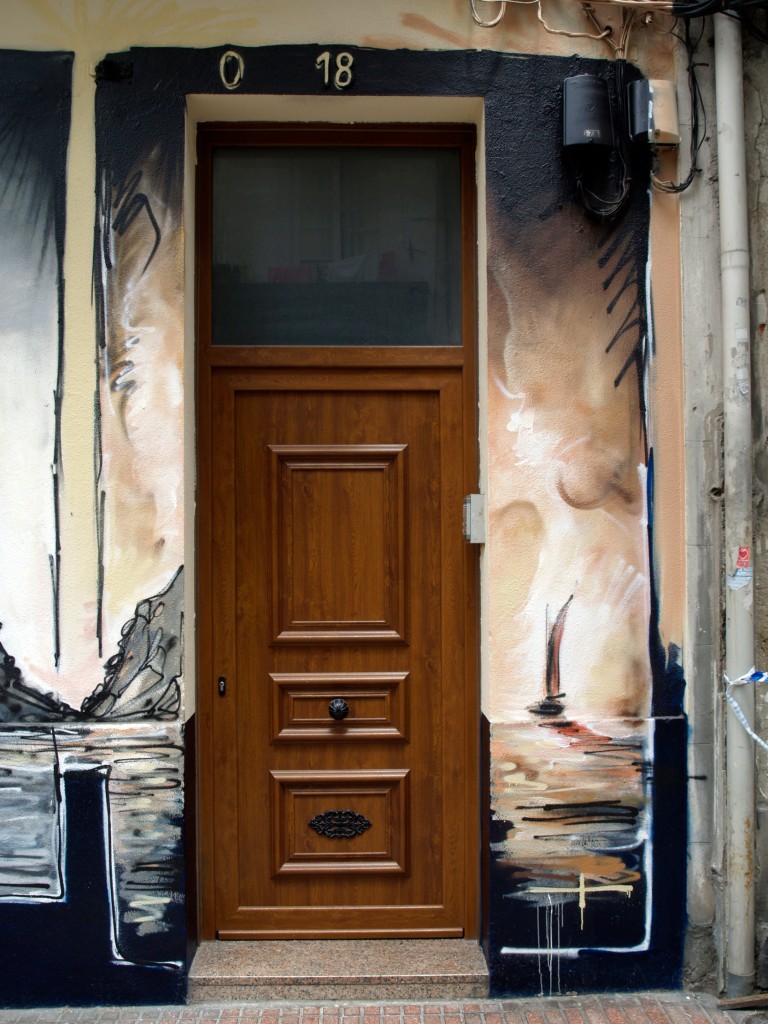 arte urbano en A Coruña, Galicia, Digerible