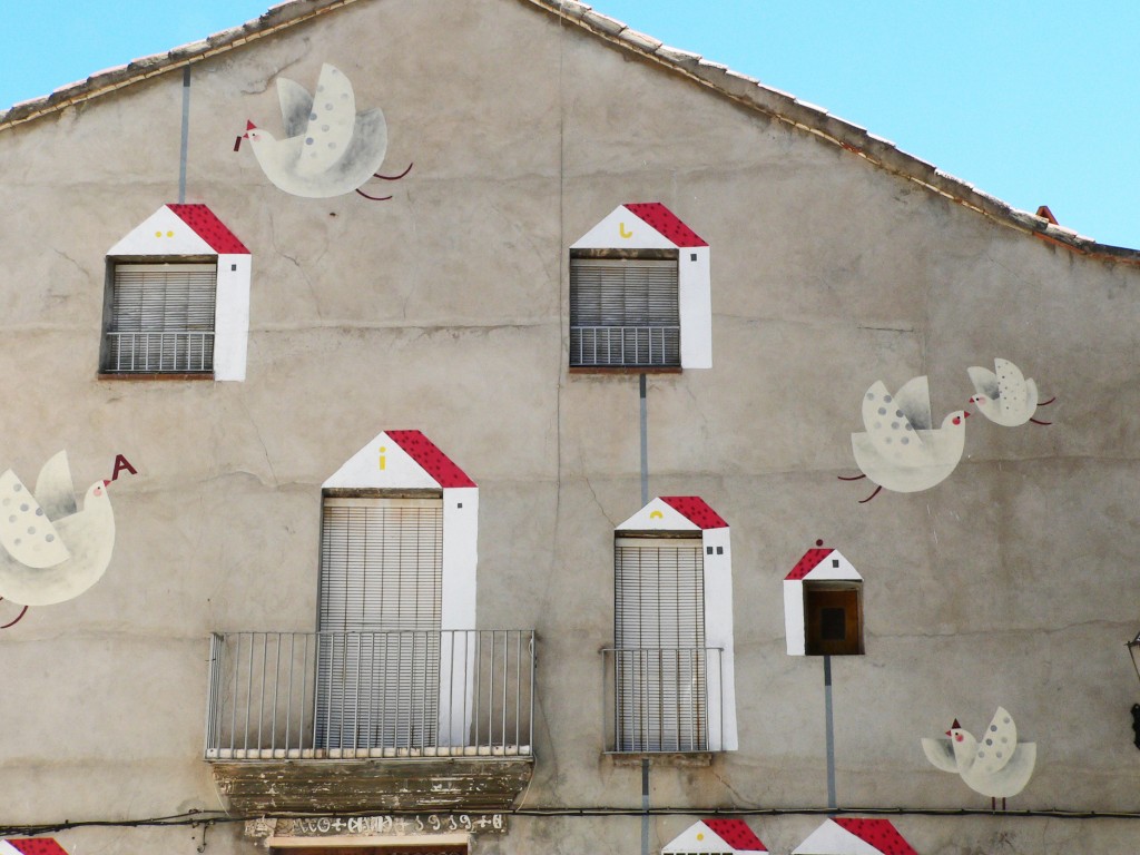 Ana Pez, arte urbano Fanzara, Valencia, Digerible
