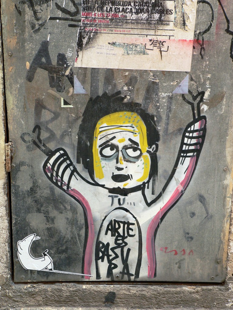 Arte urbano, ART is TRASH, Barcelona, digerible