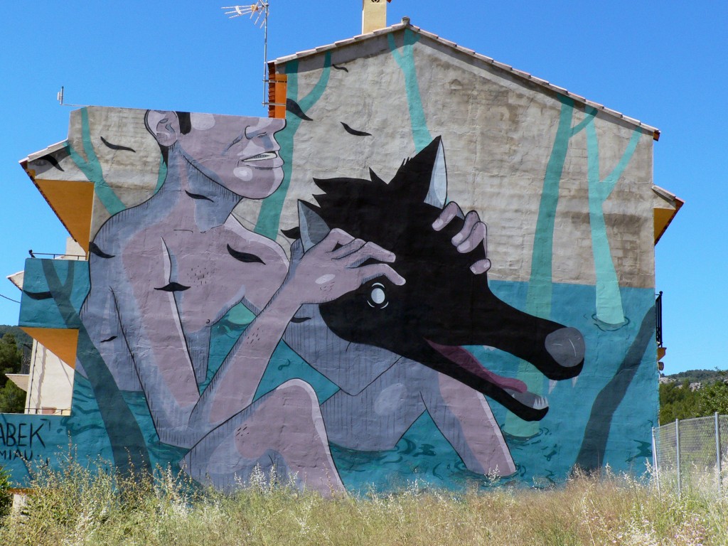 Sabek, arte urbano Fanzara, Valencia, Digerible