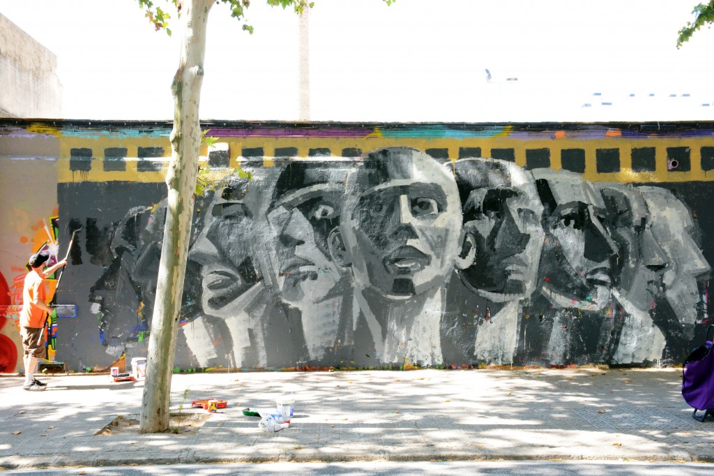Rubicon1, arte urbano Barcelona