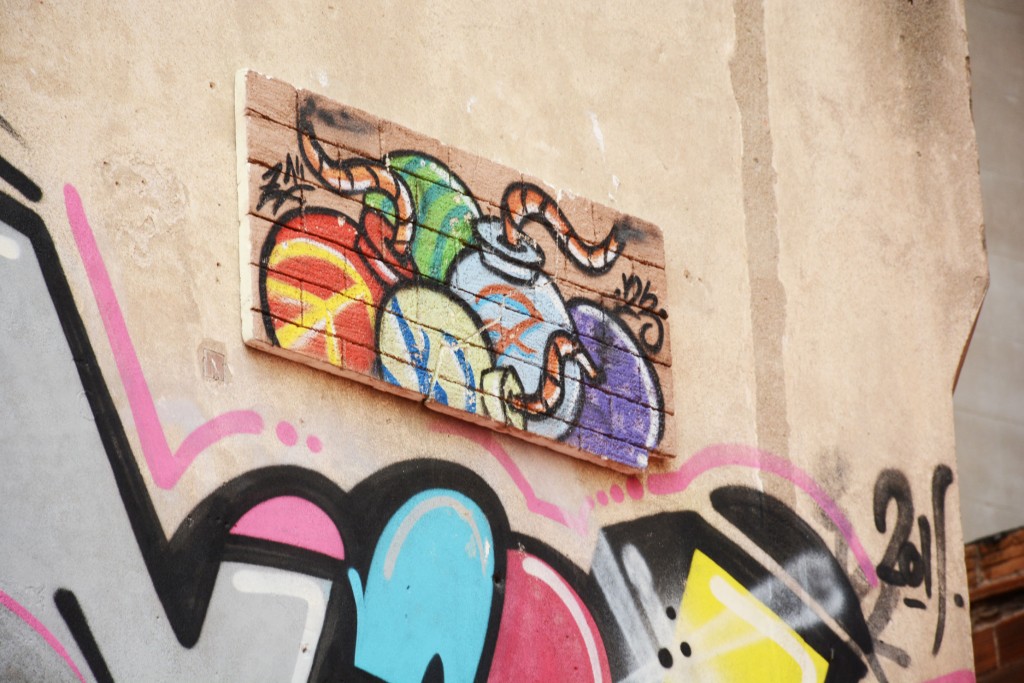 Arte urbano en Barcelona, galería Magda