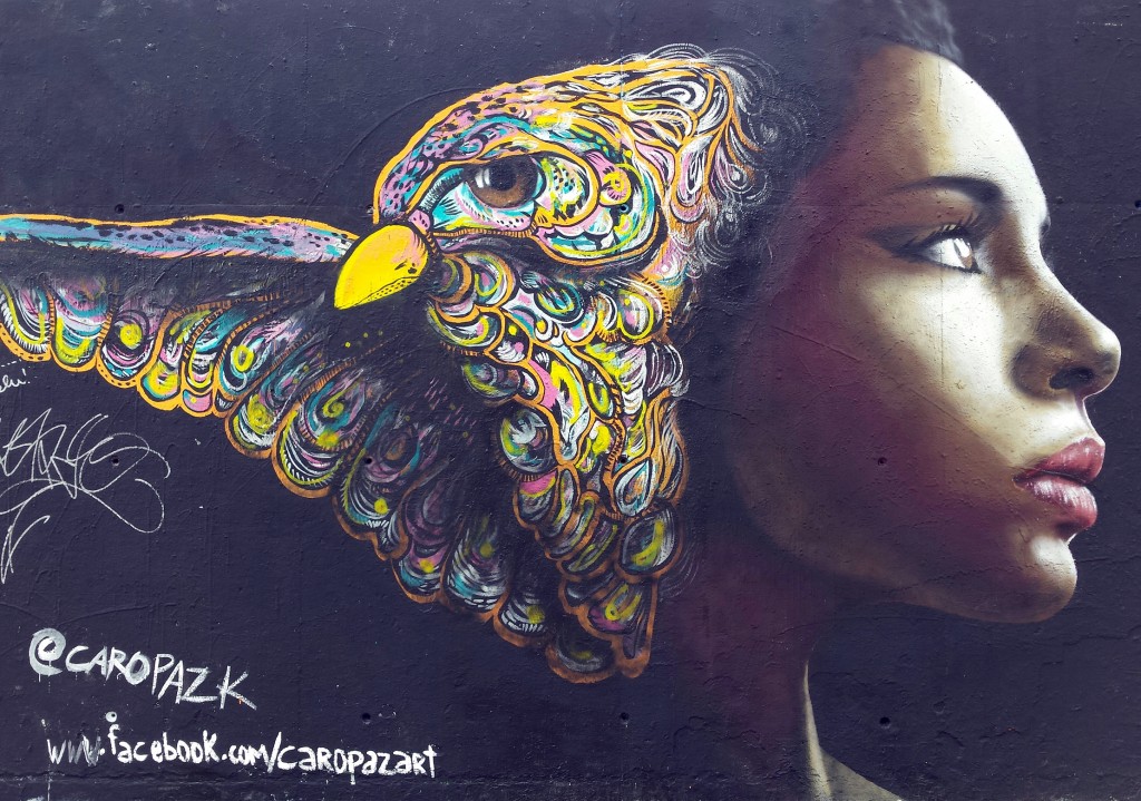 Caro Paz y Cayn Sanchez, arte urbano en Barcelona