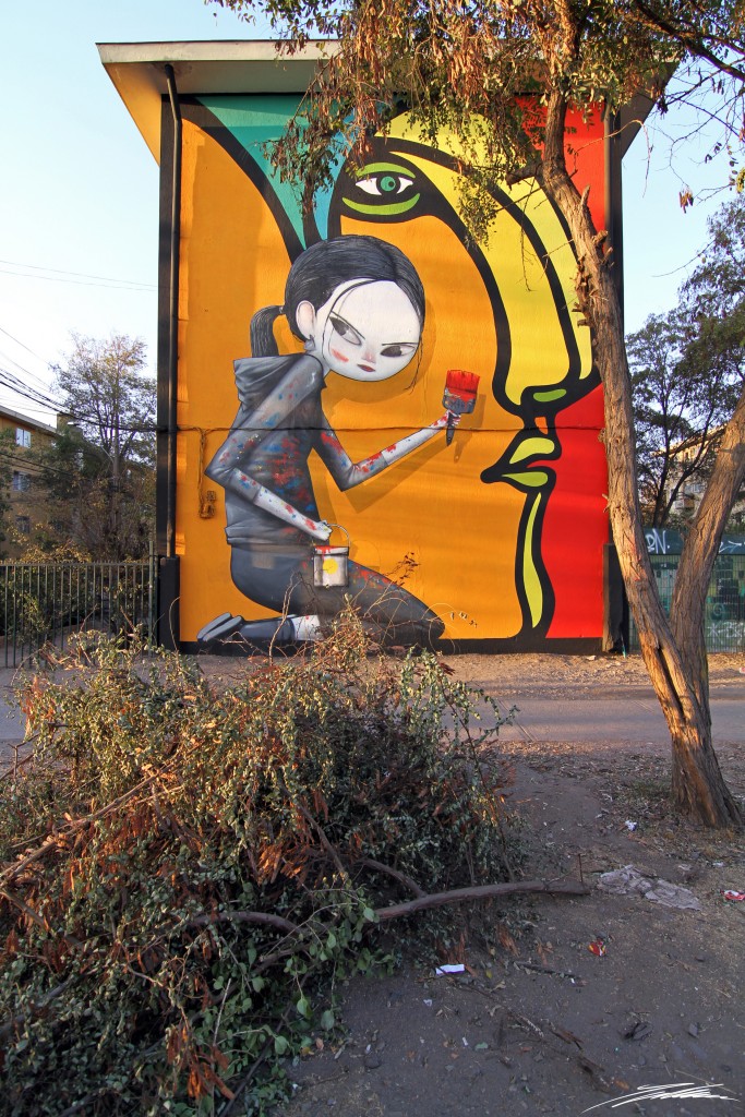 Seth y Mono González arte urbano en Chile