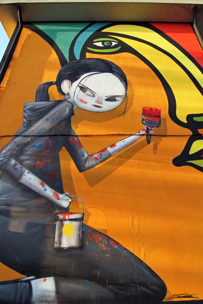 Seth y Mono González arte urbano en Chile