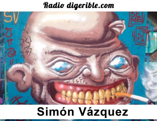 Radio digerible, arte urbano Simón Vázquez