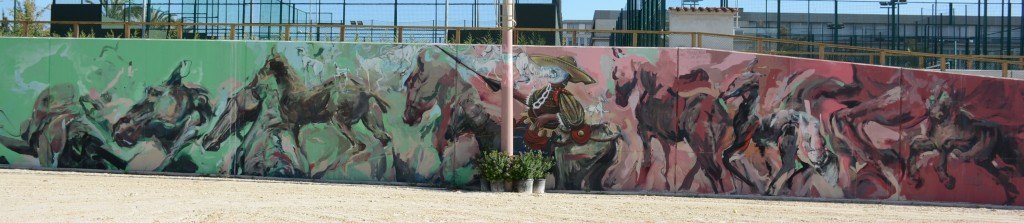 Arte urbano en el club de polo Barcelona