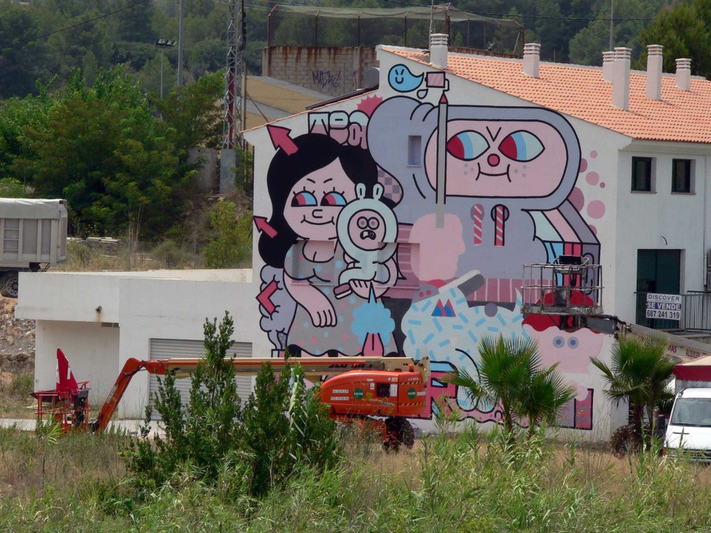 GR170 arte urbano España