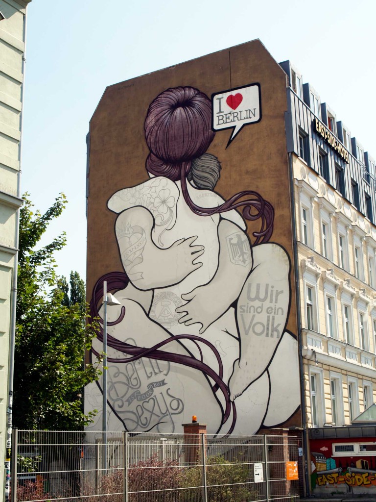 Boamistura en Berlin, Arte urbano, digerible