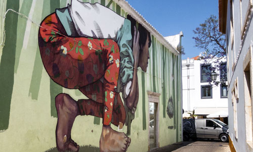 Etam Cru, arte urbano en Lagos Portugal