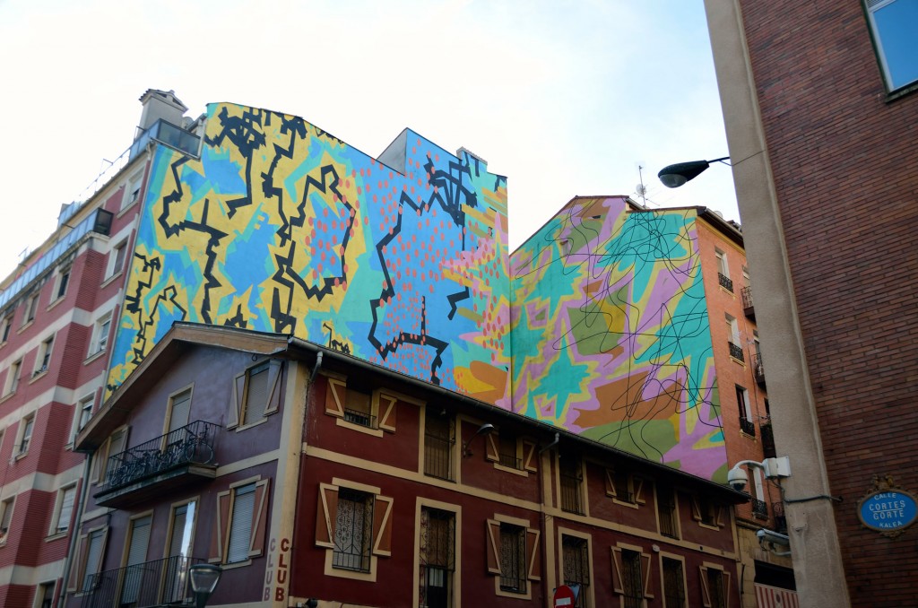 Fermín Moreno arte urbano en Bilbao, España