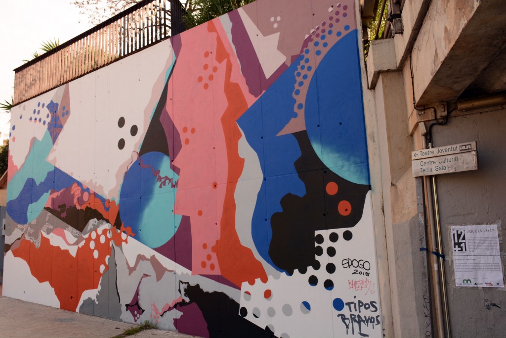 Spogo arte urbano en Barcelona