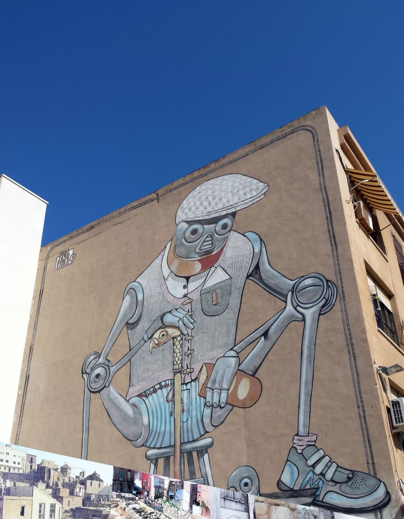 Pixel Pancho arte urbano en españa