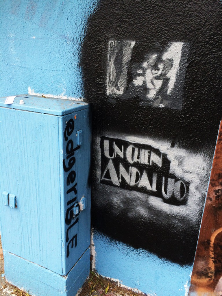 Arte urbano homenaje a Luis Buñuel