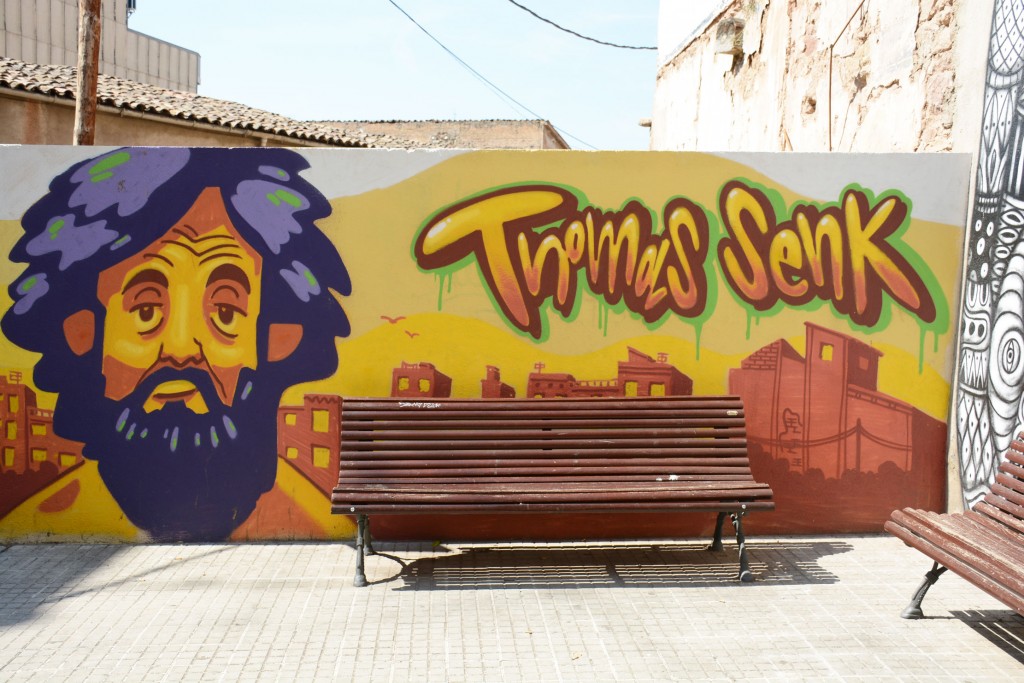 Daniel Thomas & Pedro Simón Ros arte urbano en Manresa