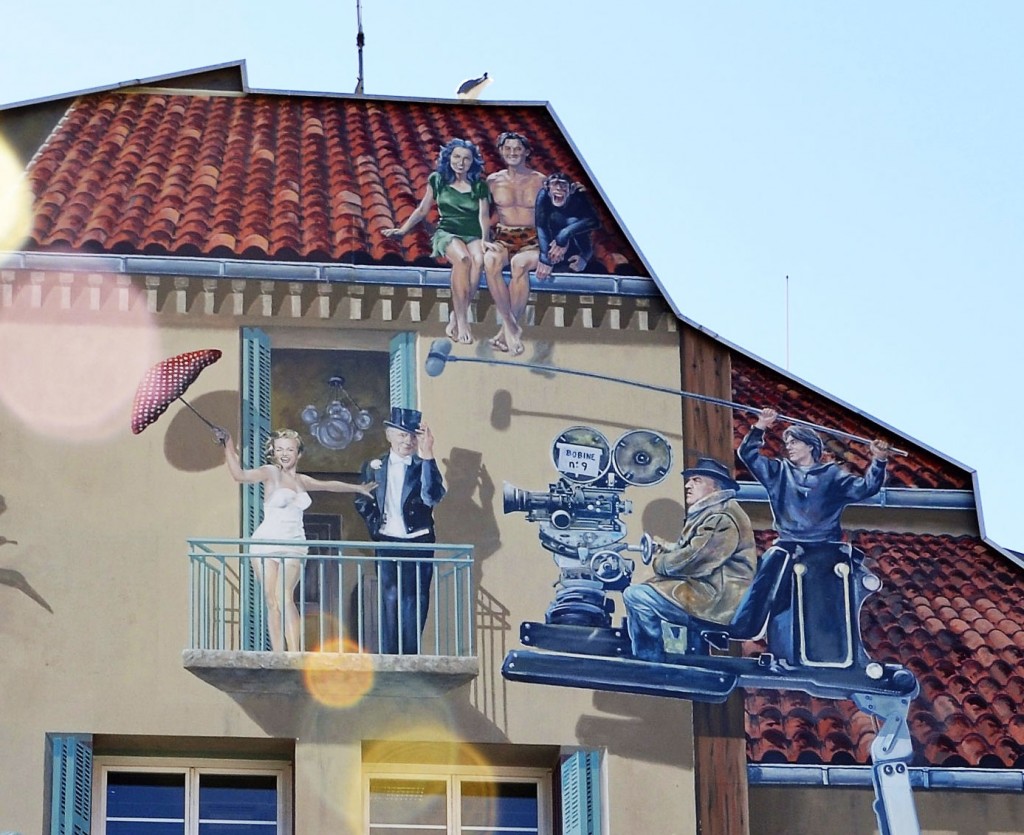 A. Fresco arte urbano Cannes Francia