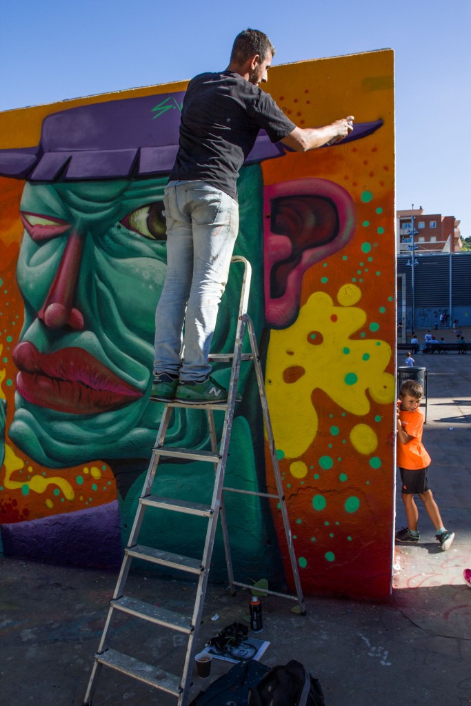 Fumeroism y Sebastien Waknine arte urbano en Barcelona