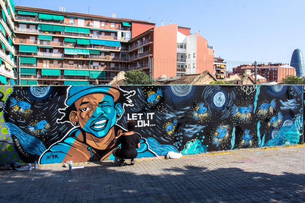 Kler & Valiente Creations arte urbano en Barcelona
