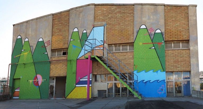 Sixe Paredes arte urbano en Barcelona