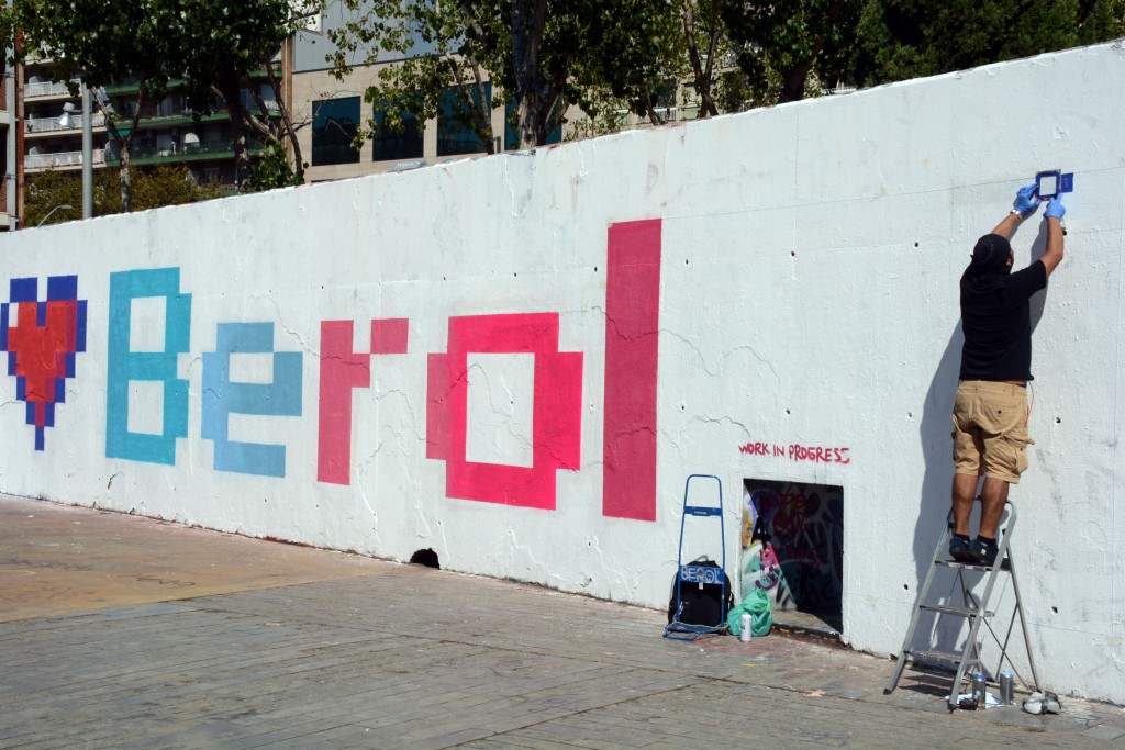 Berol arte urbano en Barcelona