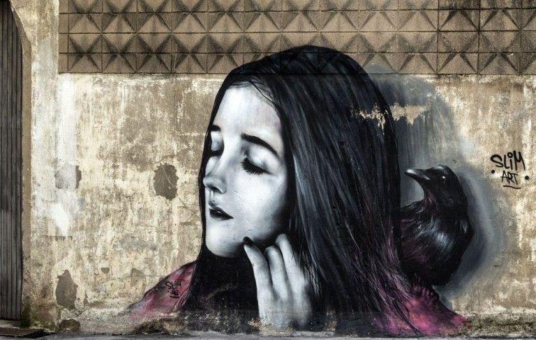 Arte urbano en Cal Rosal, España