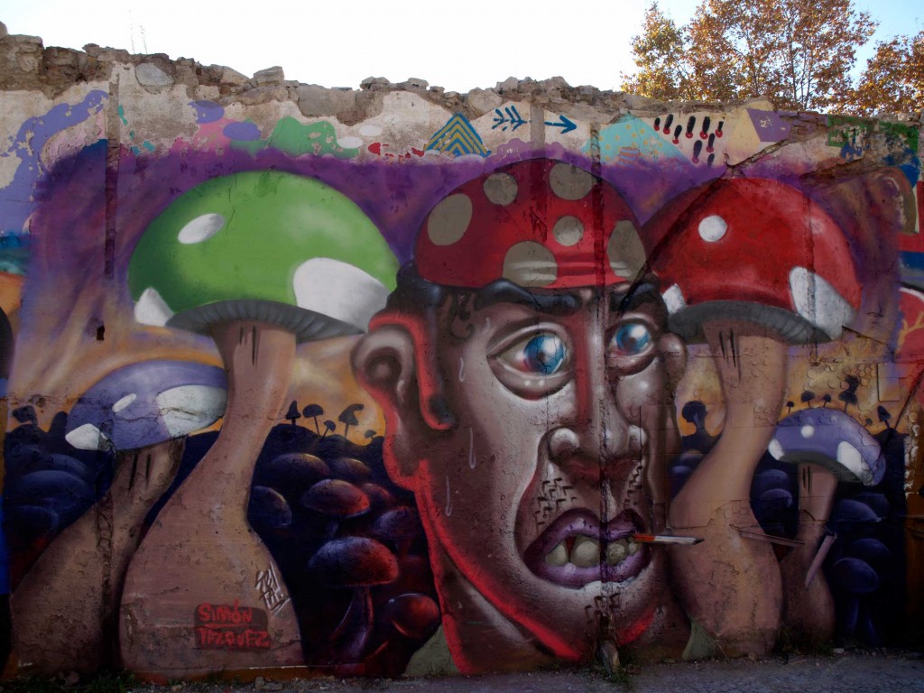 Simón Vázquez y Seta arte urbano en Barcelona