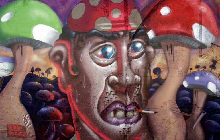 Simón Vázquez y Seta arte urbano en Barcelona