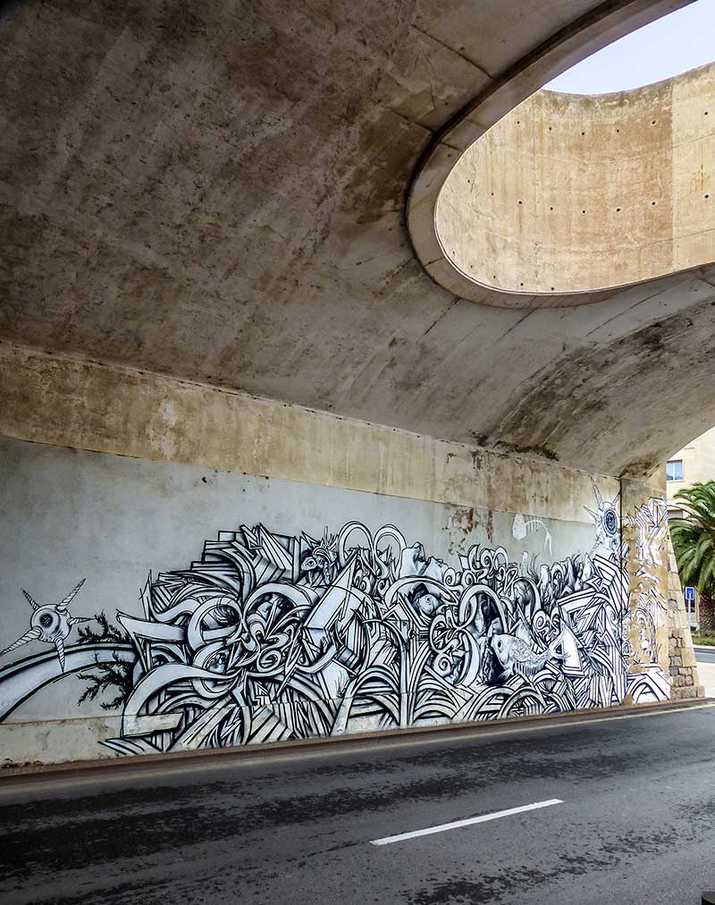Arte urbano en Cartagena Murcia España