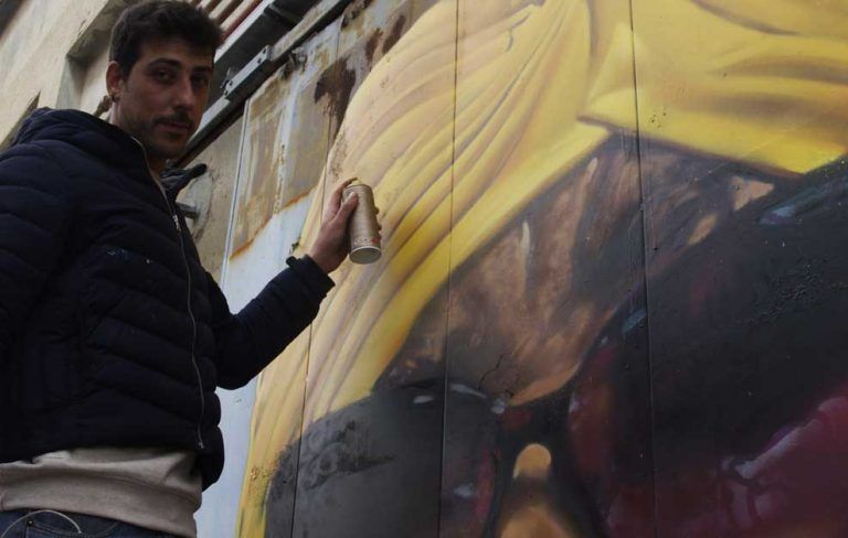 Sebastien Waknine arte urbano en Barcelona