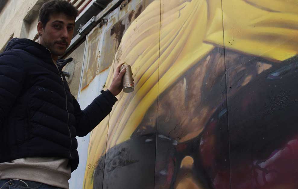 Sebastien Waknine arte urbano en Barcelona