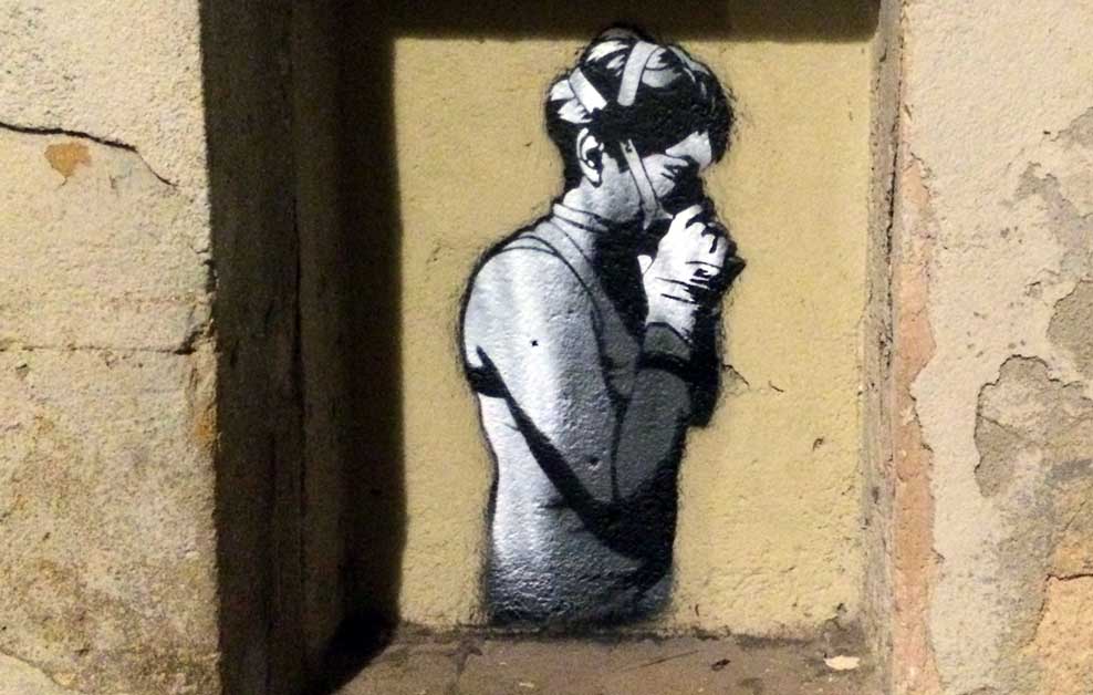 SM172 arte urbano en Barcelona