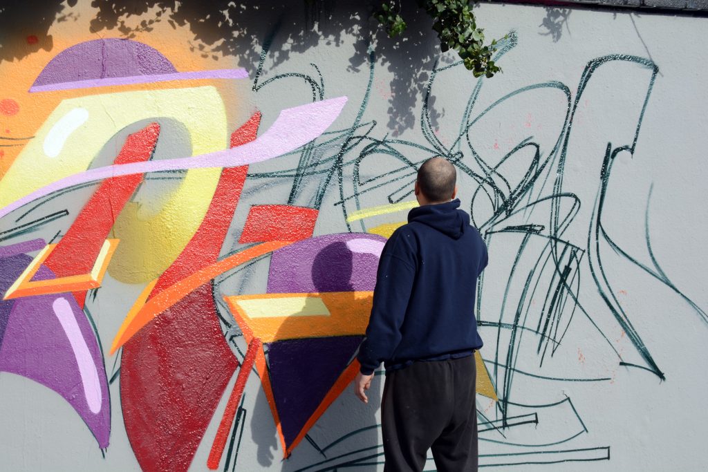 Rulo Lopez & Stefano Phen arte urbano en Barcelona,