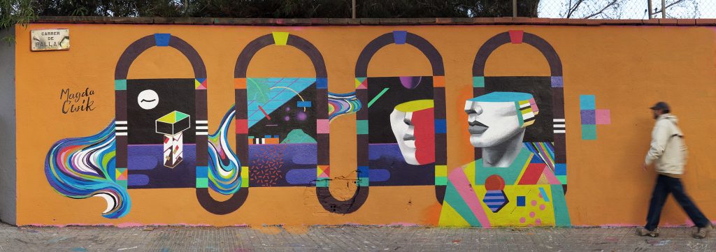 Magda Cwik arte urbano en Barcelona