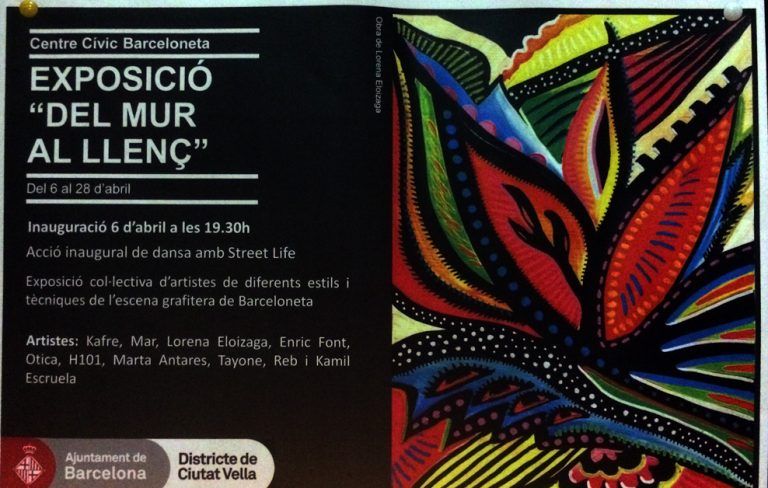 Galería de arte, Del mur al llenç