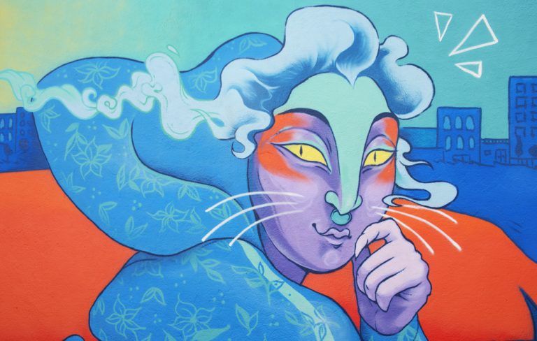 Arte urbano Maga illustration, Barcelona